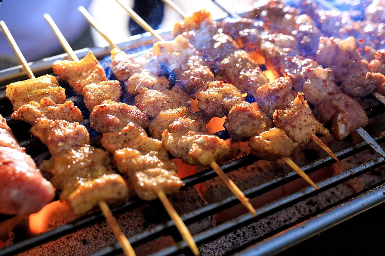 barbecue, bbq, meat skewers, grilled meat, street food, street food, street food, street food, street food, street food. Food Truck Permits in Austin: Fees, Inspections, and Zoning