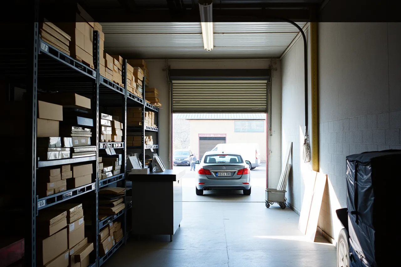 Small warehouse with stock racking and a customer collection counter (City and county licenses examples with the reasoning laid bare)